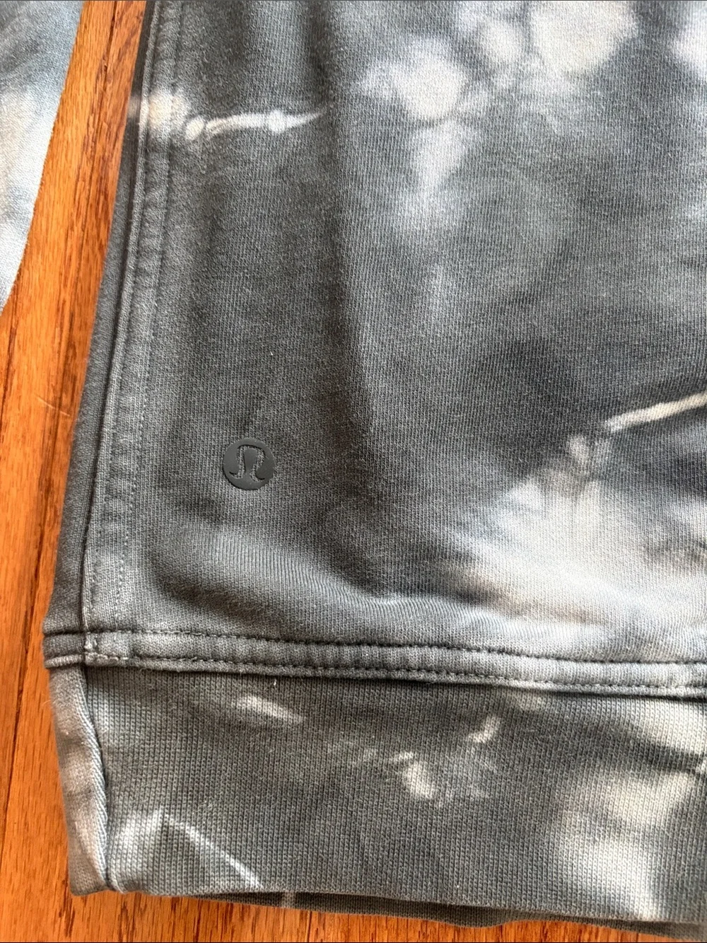 Lululemon All Yours Hoodie Sweatshirt Gray Earth Dye Plant Base Tie Dye Sz 8